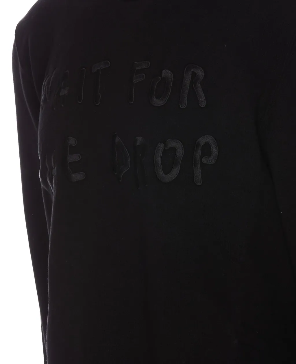 Drhope Slogan Embroidered Crewneck Sweatshirt