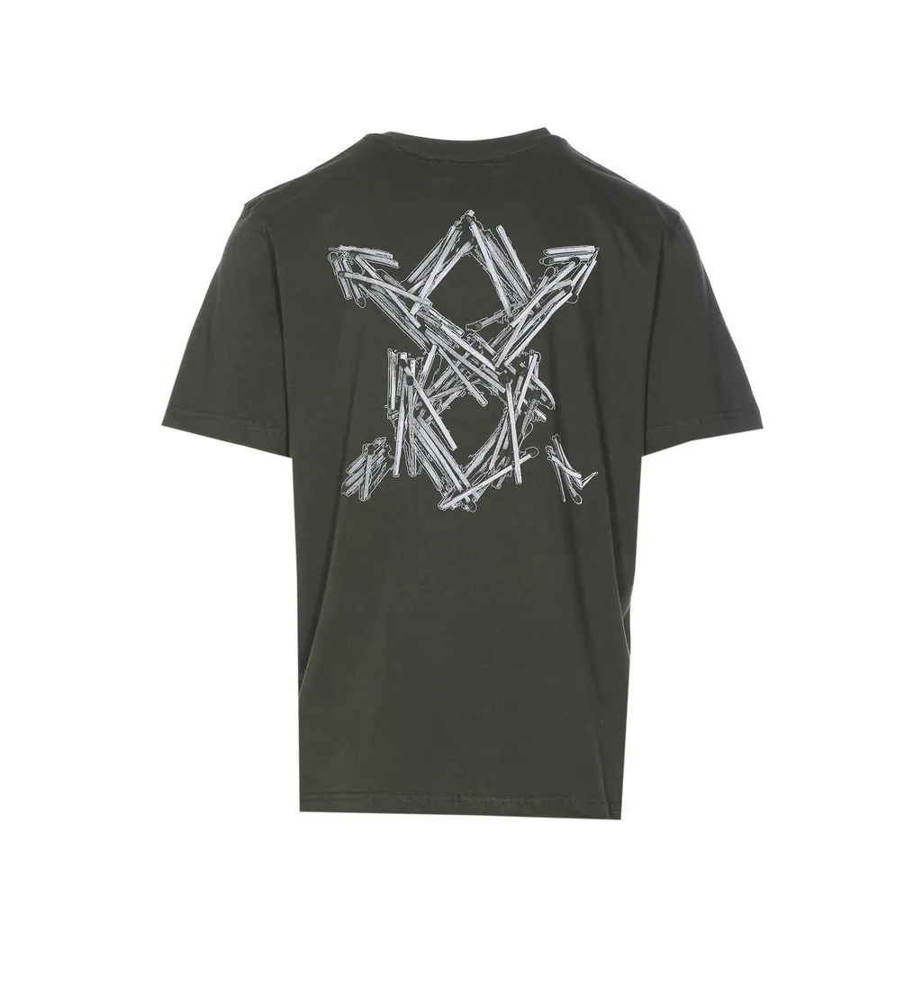 Daily Paper Uomo Logo Print T-Shirt