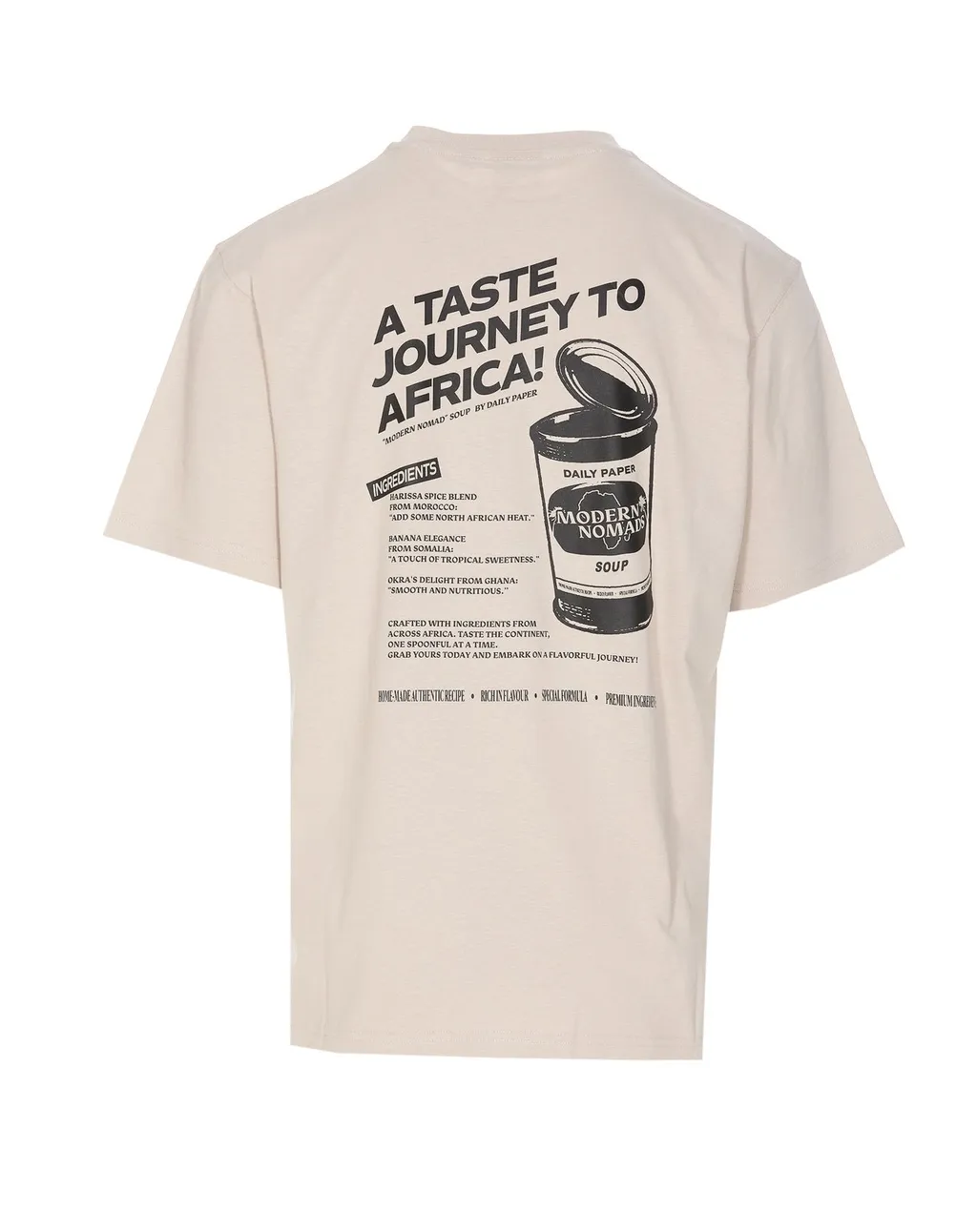 Daily Paper Soup Printed Crewneck T-Shirt