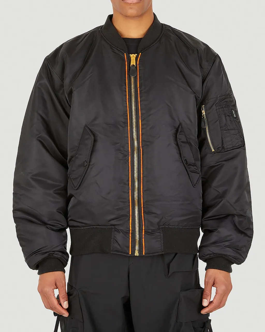 Deadhype Currency Symbol Bomber Jacket