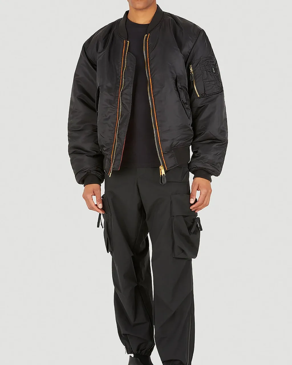 Deadhype Currency Symbol Bomber Jacket