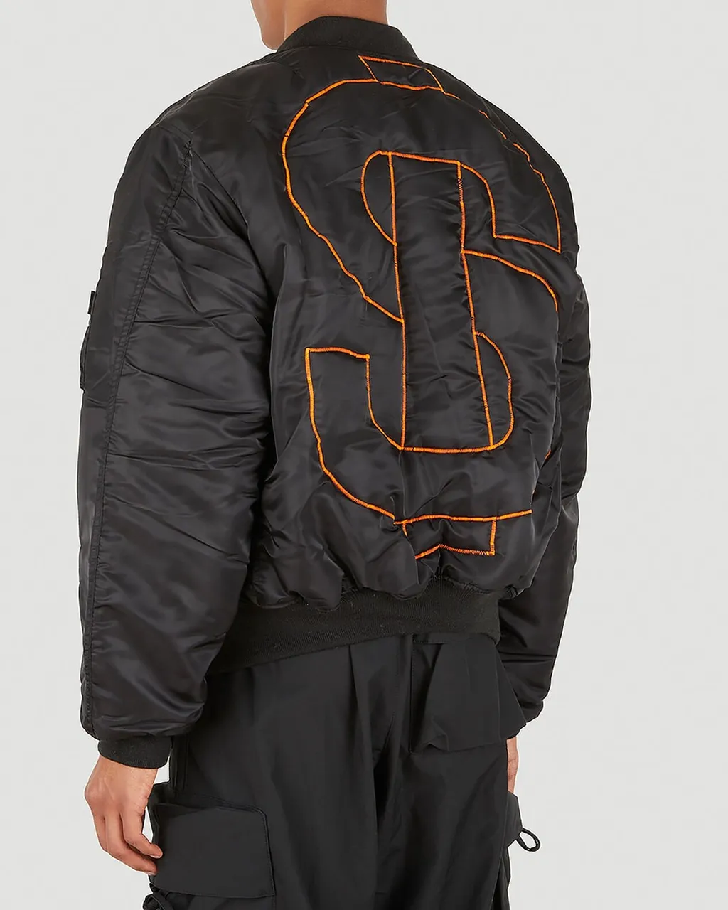 Deadhype Currency Symbol Bomber Jacket
