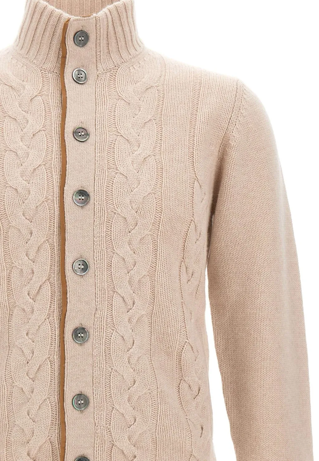 Della Ciana Cable-Knit Cashmere Sweater
