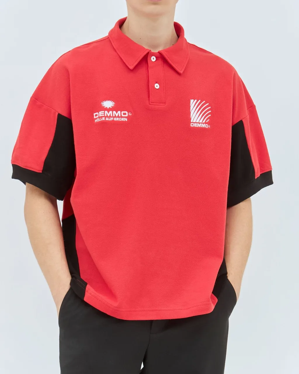 Demmo Station Embroidered Polo Shirt
