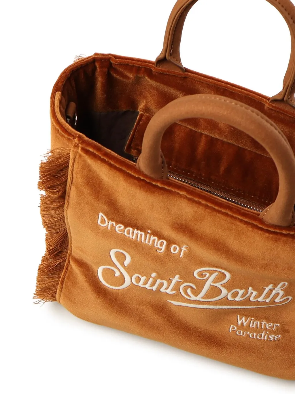 Mc2 Saint Barth Vanity Mini Velvet Handbag