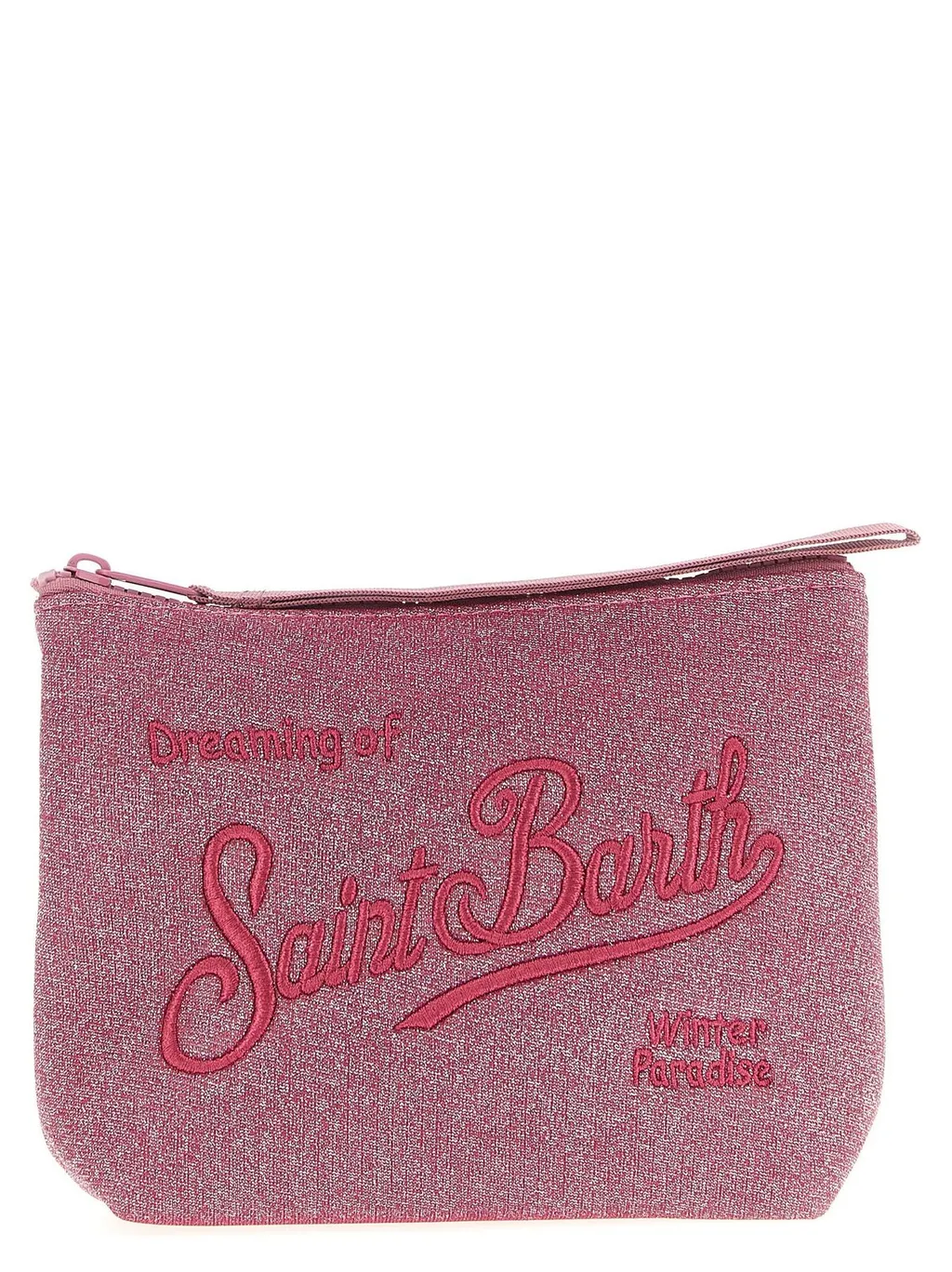 Mc2 Saint Barth Aline Logo Embroidered Clutch Bag