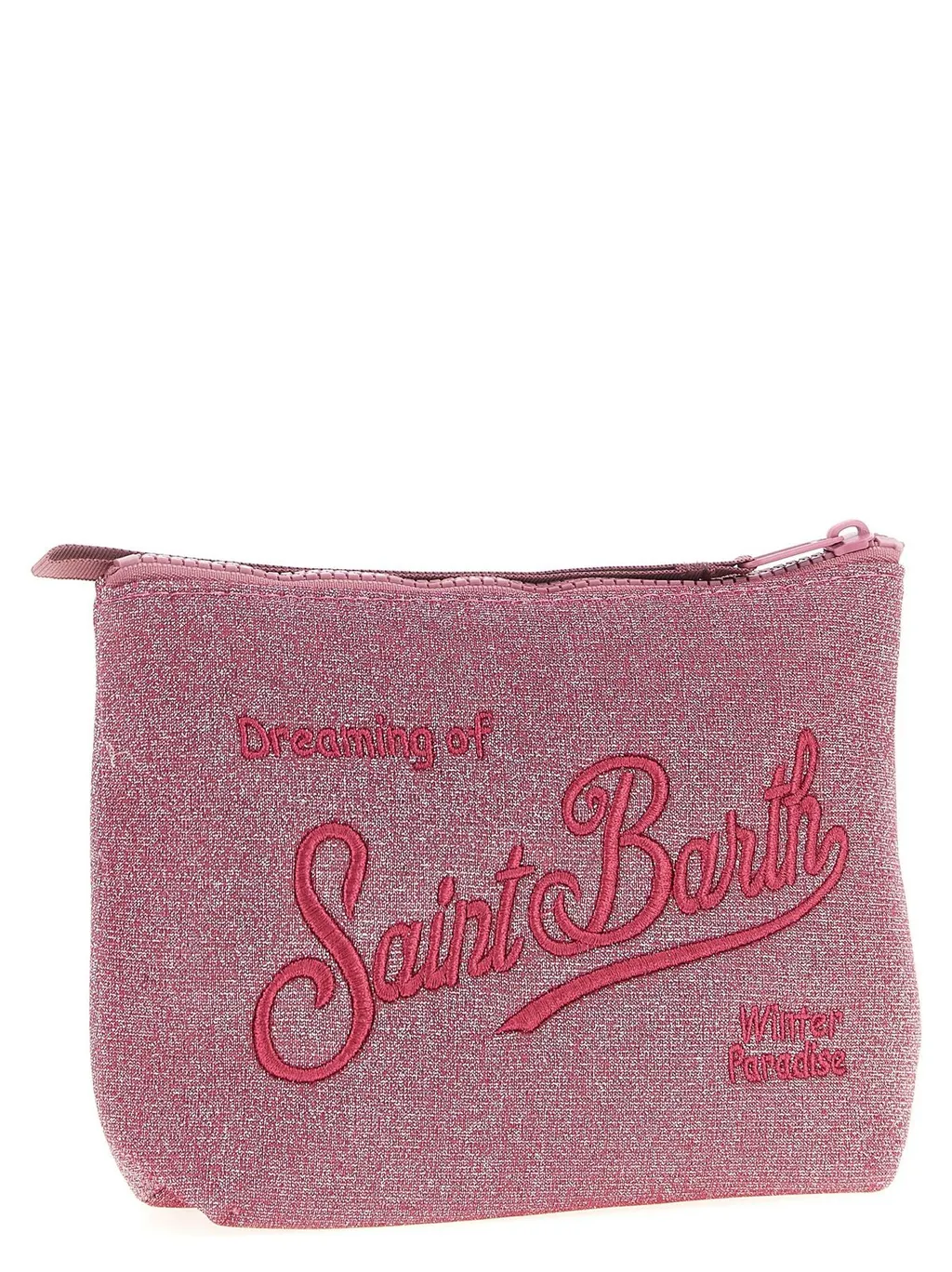 Mc2 Saint Barth Aline Logo Embroidered Clutch Bag