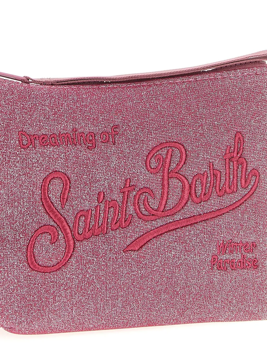 Mc2 Saint Barth Aline Logo Embroidered Clutch Bag
