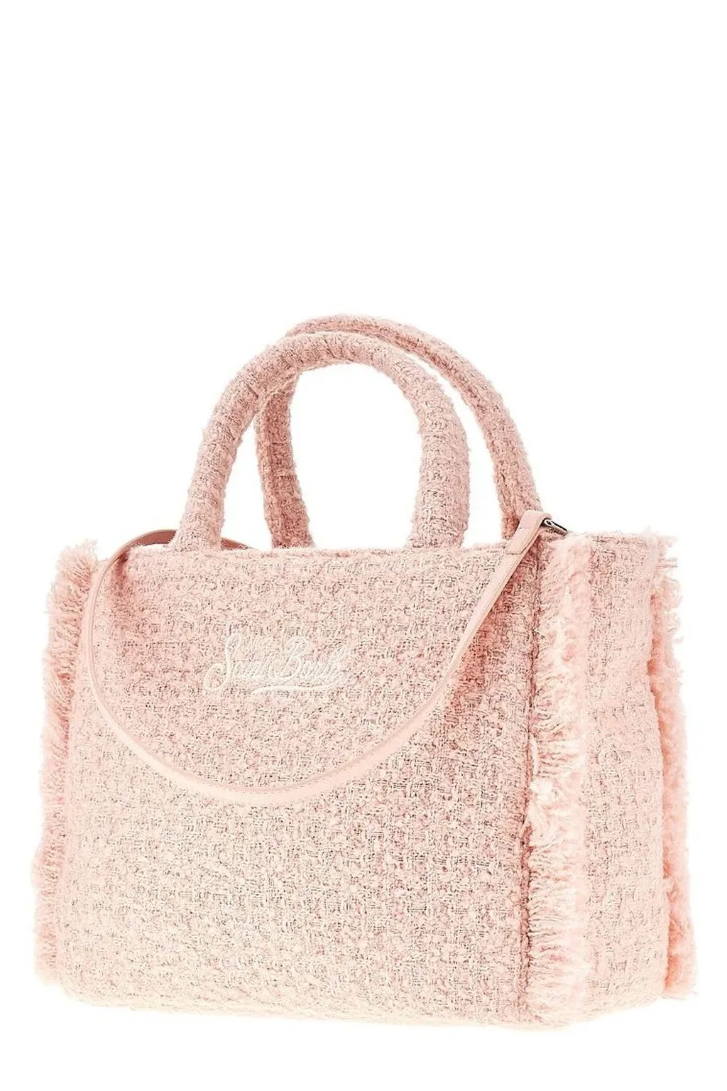 Mc2 Saint Barth Colette Fringed Top Handle Tote Bag