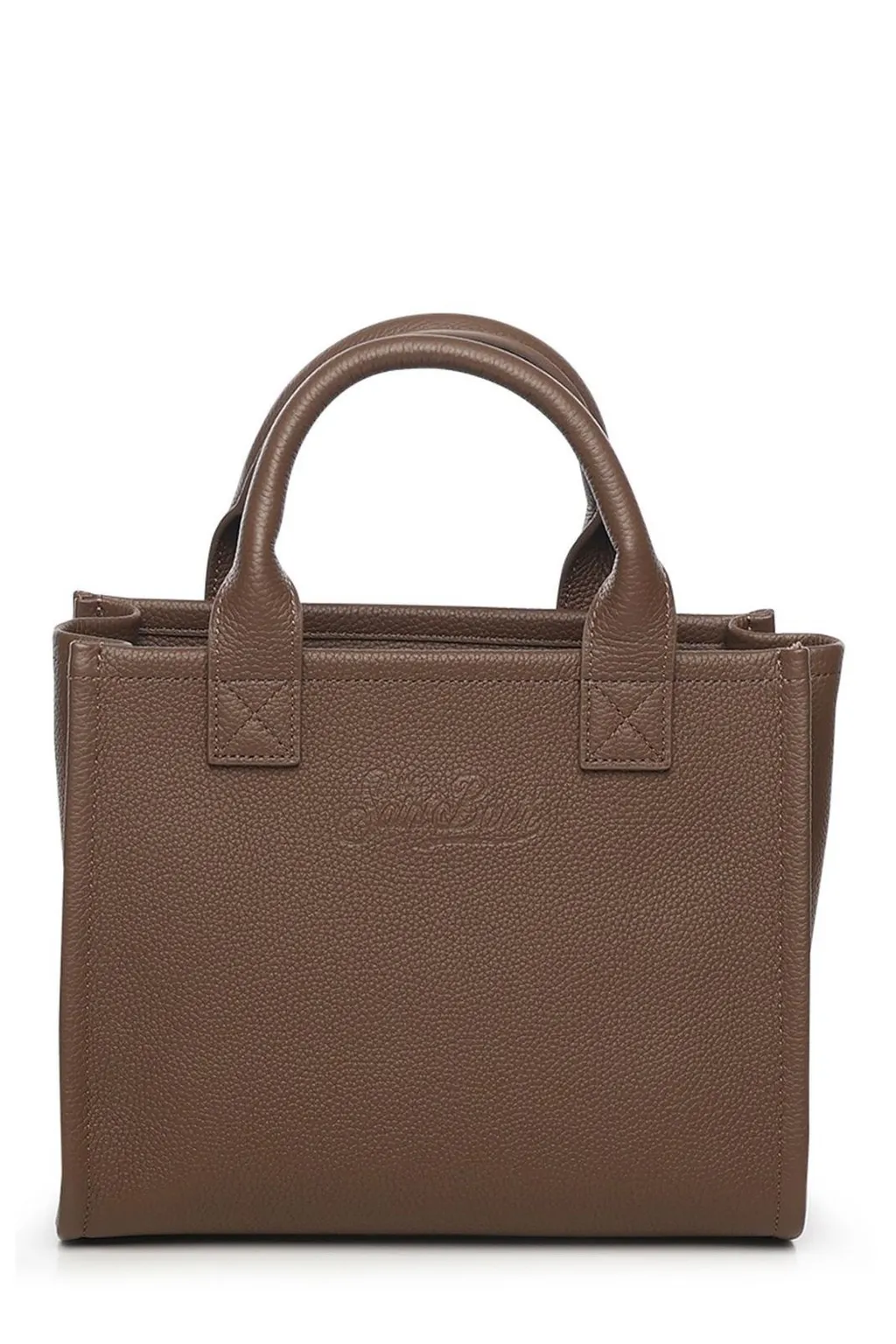 Mc2 Saint Barth Vanity Logo Embossed Midi Tote Bag