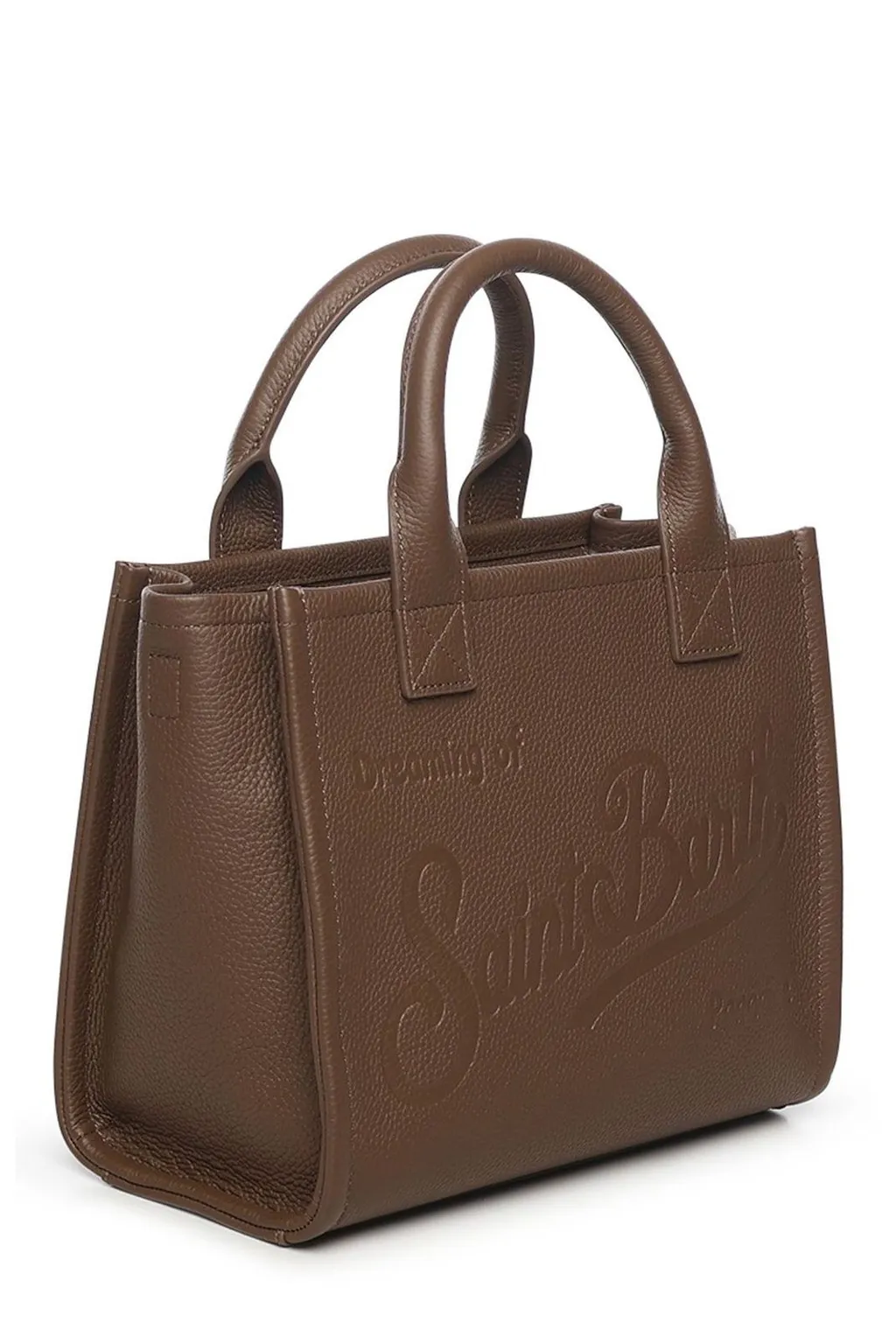 Mc2 Saint Barth Vanity Logo Embossed Midi Tote Bag