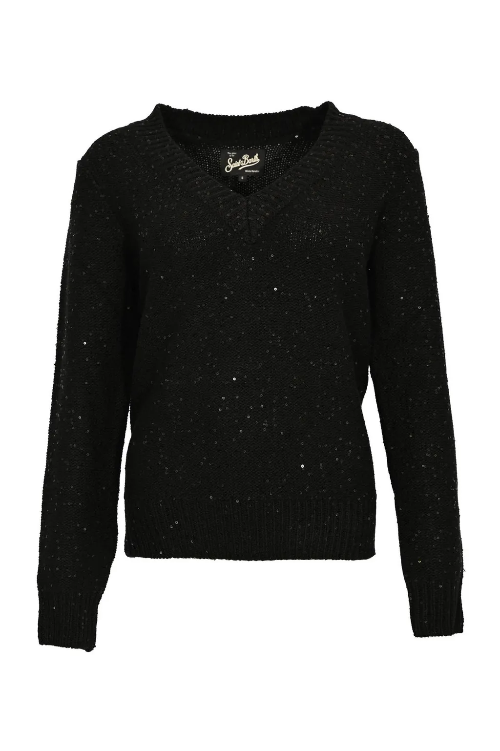 Mc2 Saint Barth V-Neck Sequin Jumper
