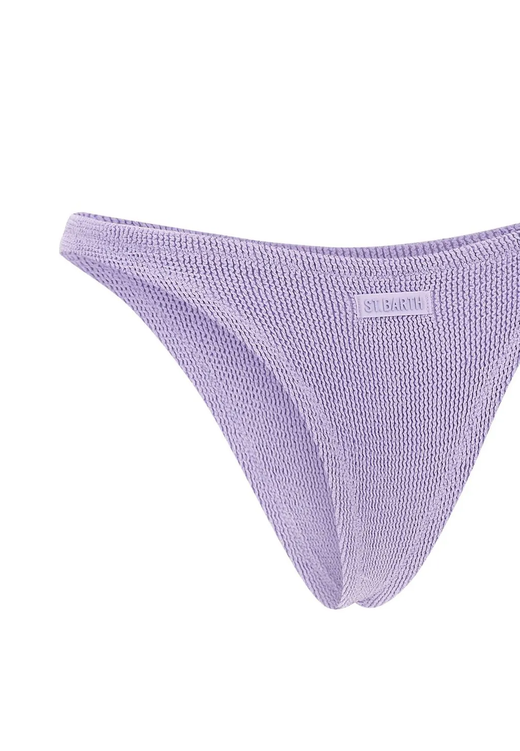 Mc2 Saint Barth Naomi Lurex Crinkle Cheeky Swim Briefs