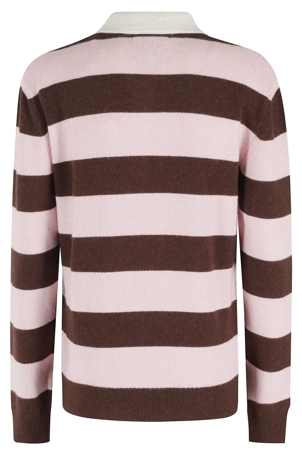 Mc2 Saint Barth Hadidy Striped Ribbed Polo Shirt