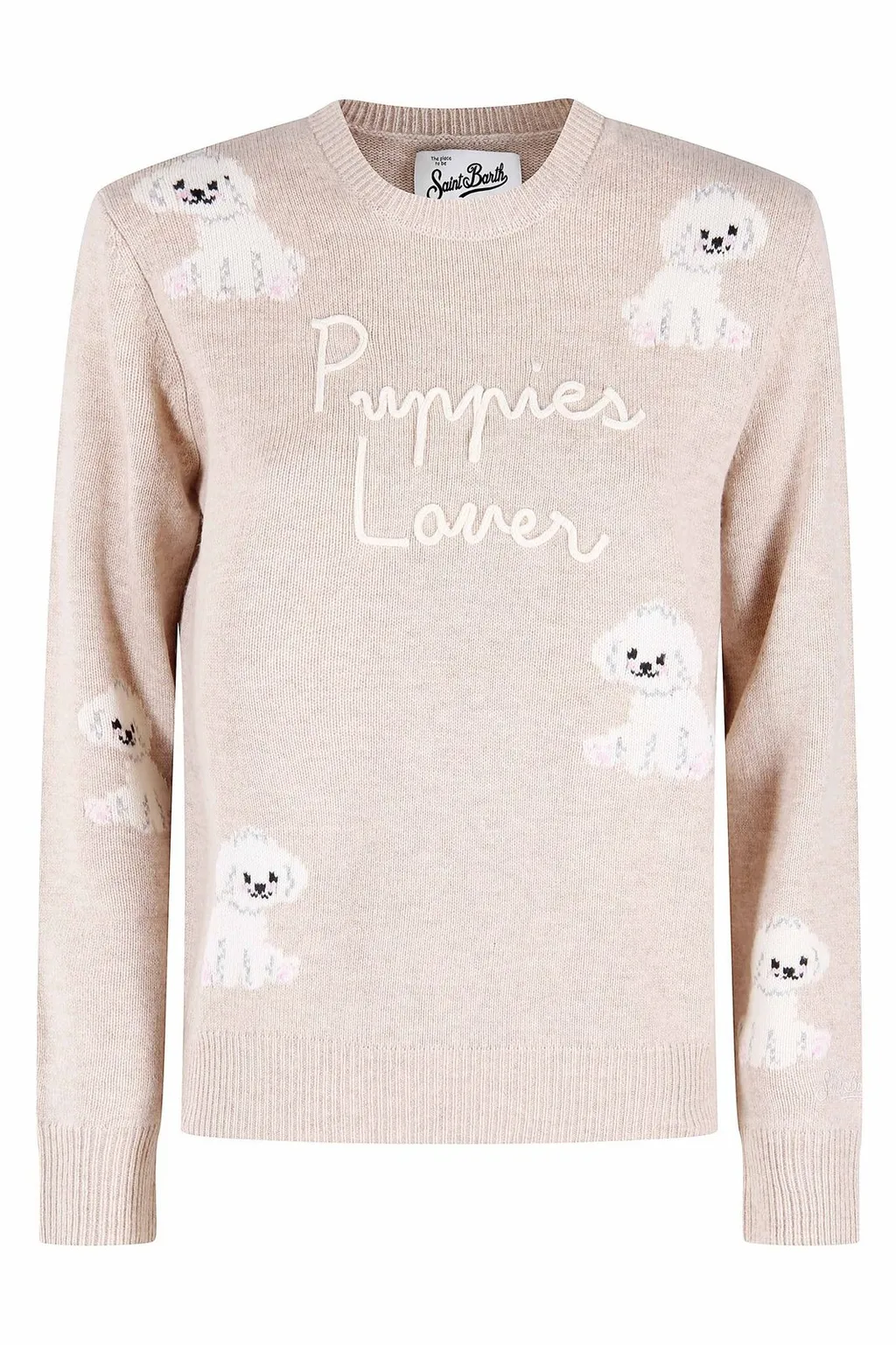 Mc2 Saint Barth New Queen Puppies Love Knitted Jumepr