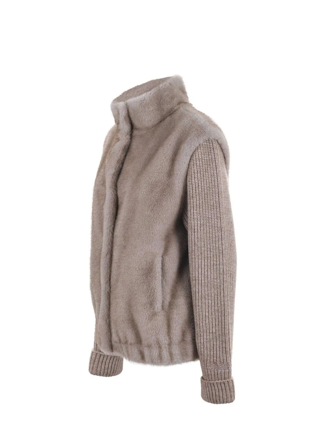 Mc2 Saint Barth Mael Fur Panelled Jacket