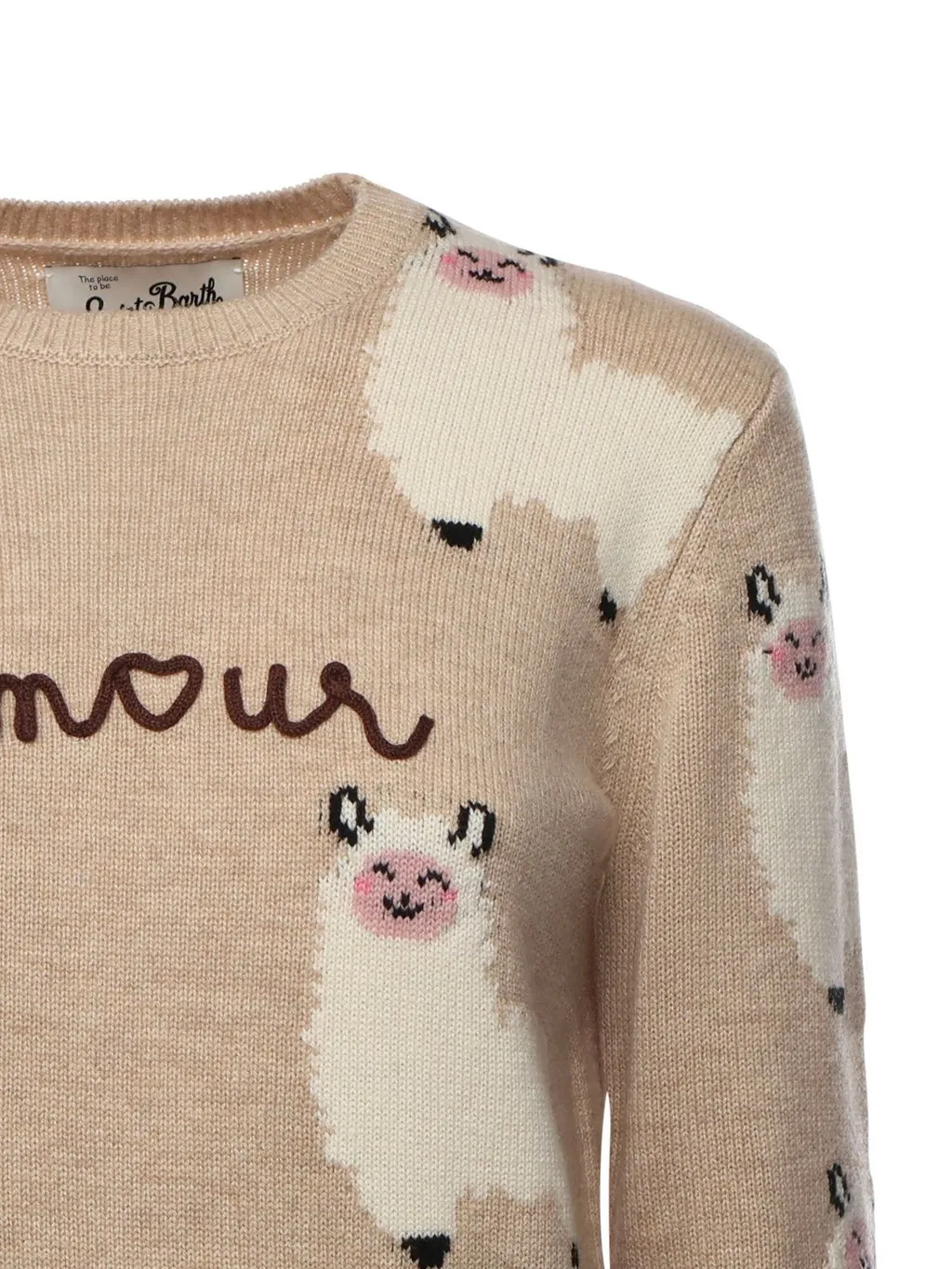 Mc2 Saint Barth L'am<3Ur Embroidery Crewneck Sweater