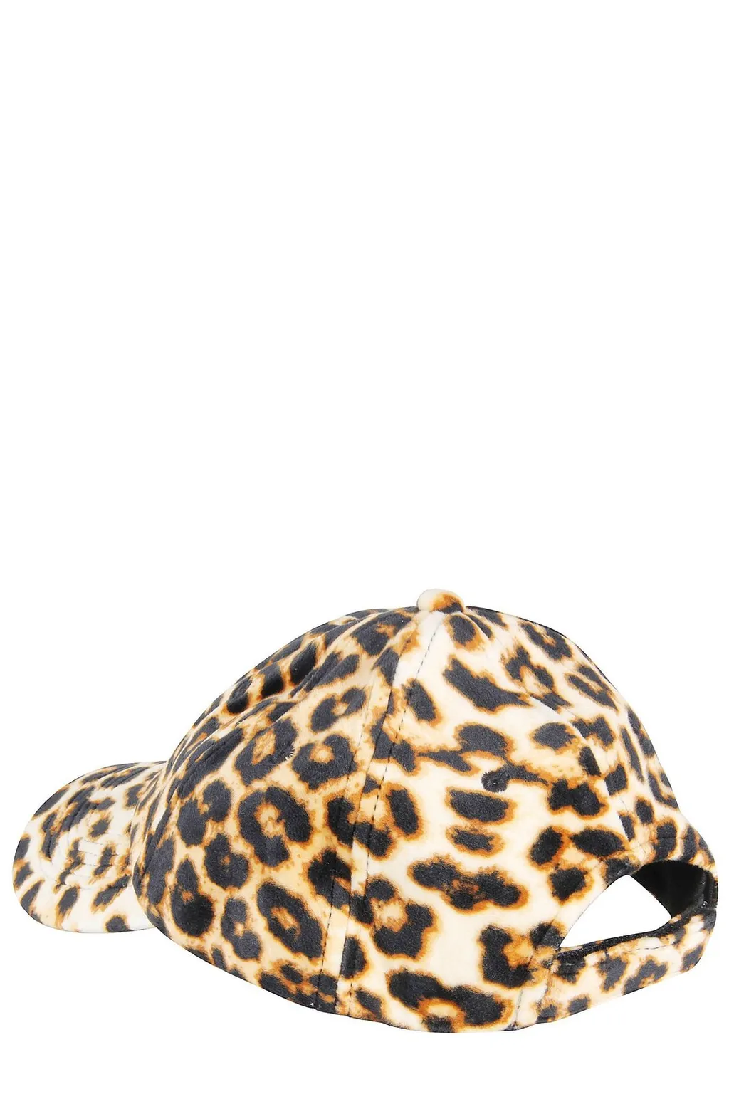 Mc2 Saint Barth Leopard-Print Velvet Baseball Cap