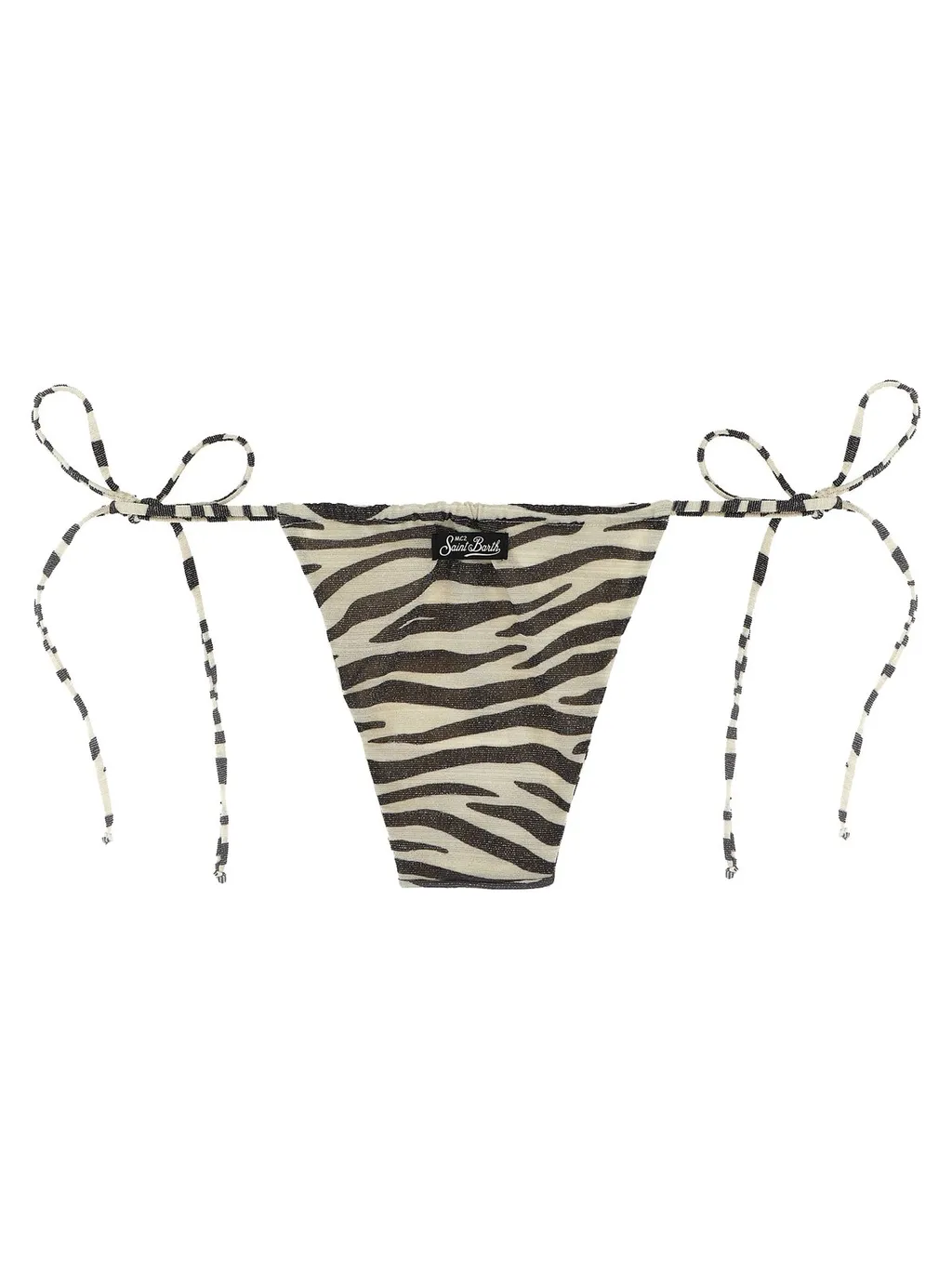Mc2 Saint Barth Colin Zebra Printed Bikini Bottoms