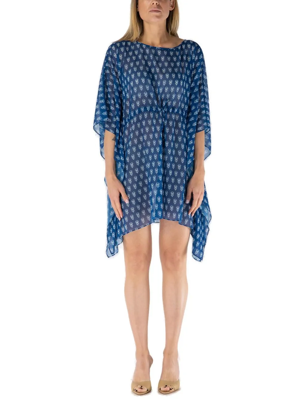 Mc2 Saint Barth Iria Floral Printed Poncho