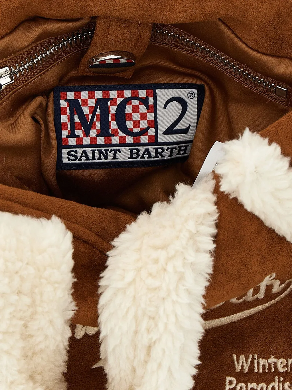 Mc2 Saint Barth Vanity Shearling Tote Bag