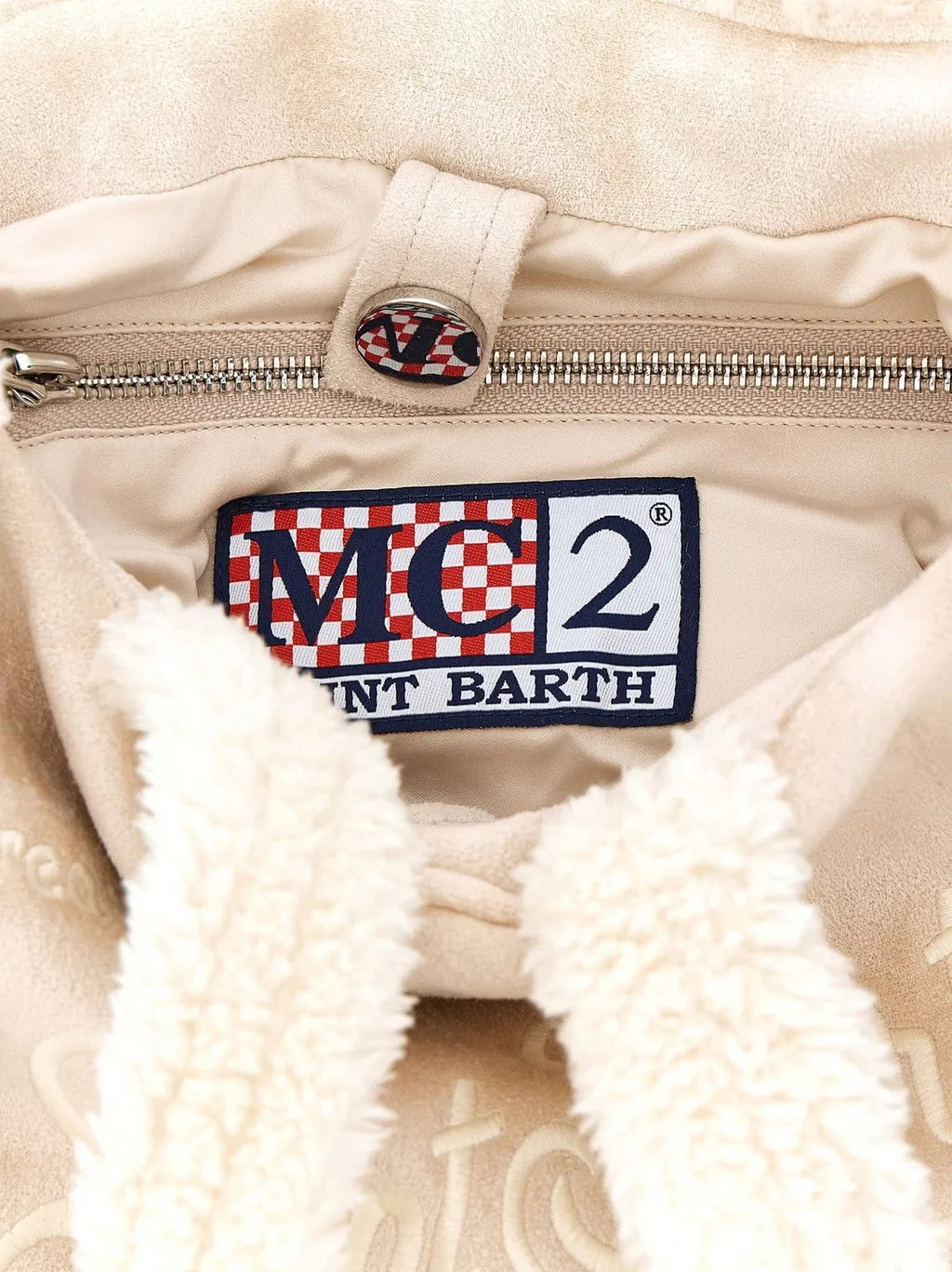 Mc2 Saint Barth Colette Shearling Tote Bag