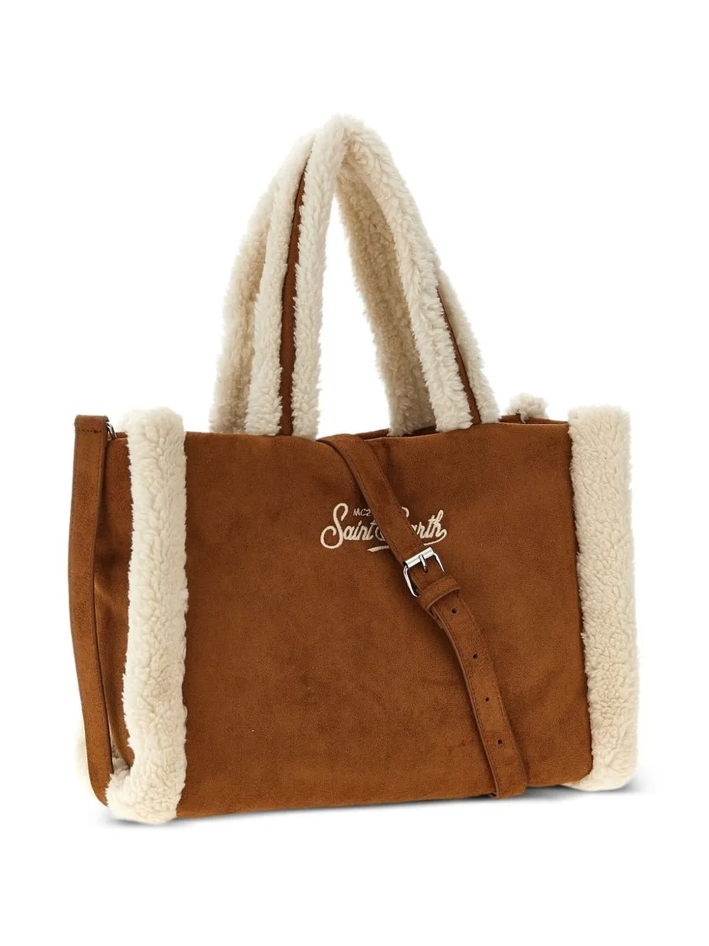 Mc2 Saint Barth Colette Shearling Tote Bag