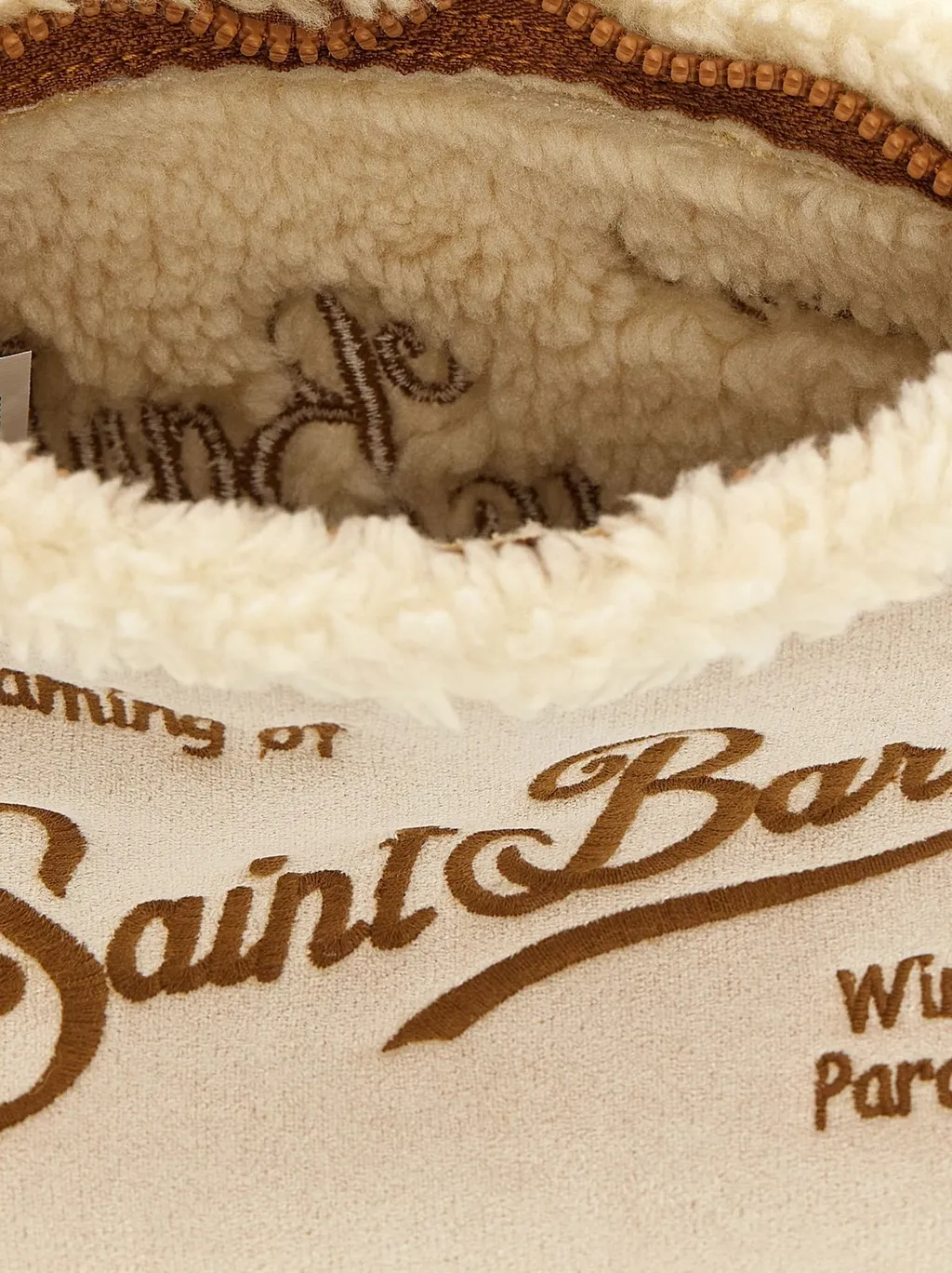 Mc2 Saint Barth Aline Shearling Clutch Bag