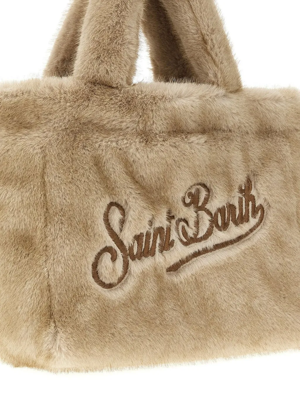 Mc2 Saint Barth Colette Shearling-Effect Tote Bag