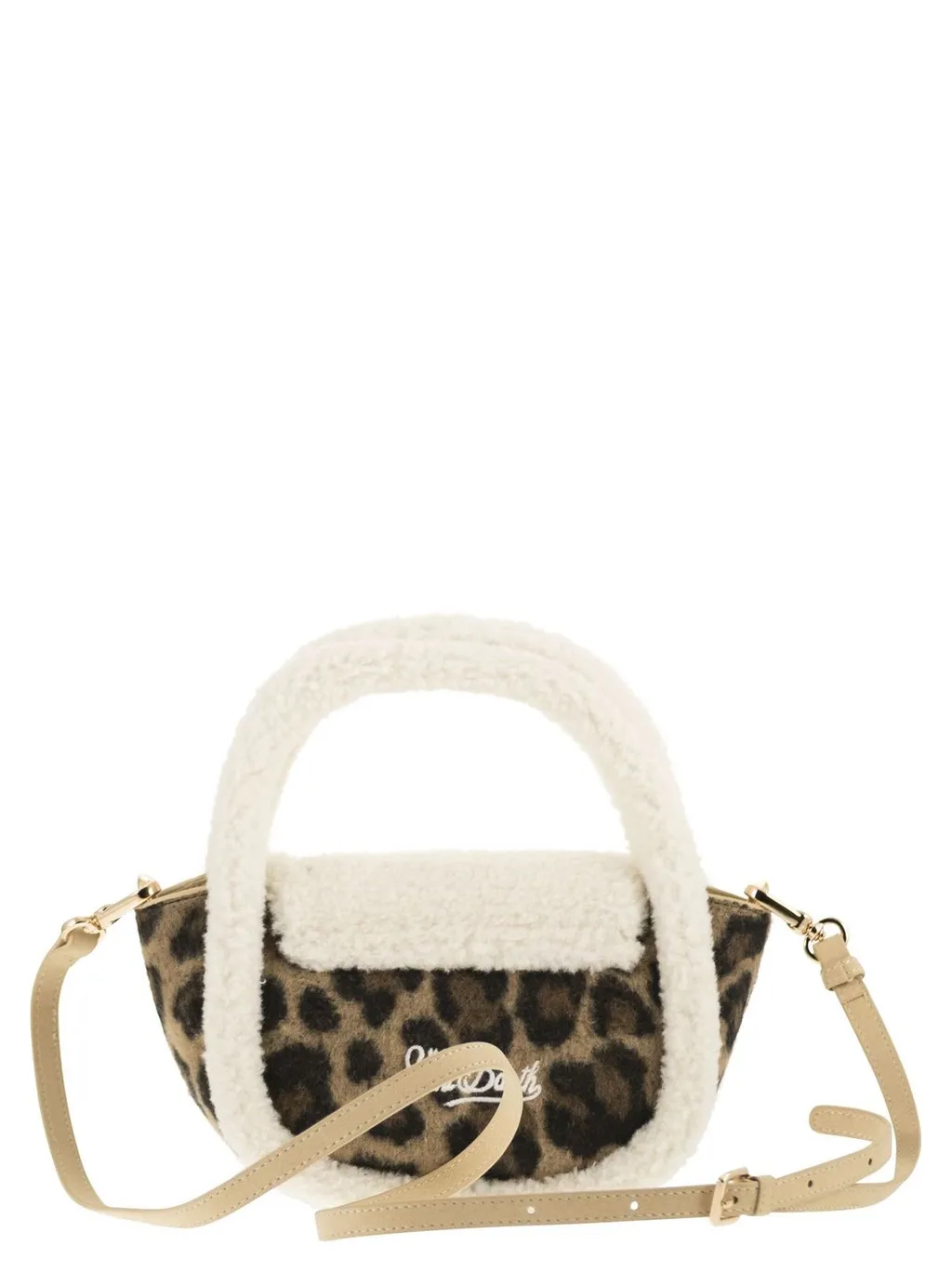 Mc2 Saint Barth Gilda Mini Shearling Tote Bag