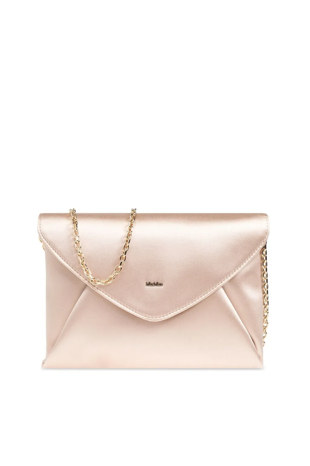 Max Mara Foldover Top Envelope Shoulder Bag