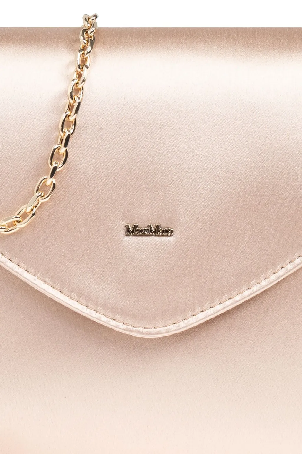 Max Mara Foldover Top Envelope Shoulder Bag