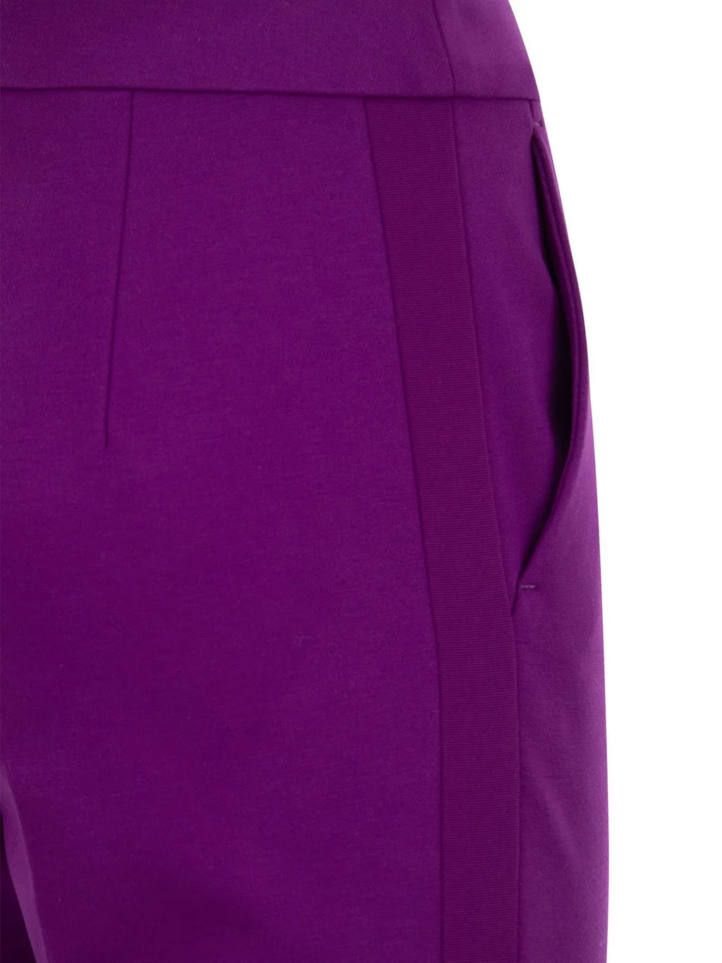 Max Mara Tanga Jersey Tuxedo Trousers