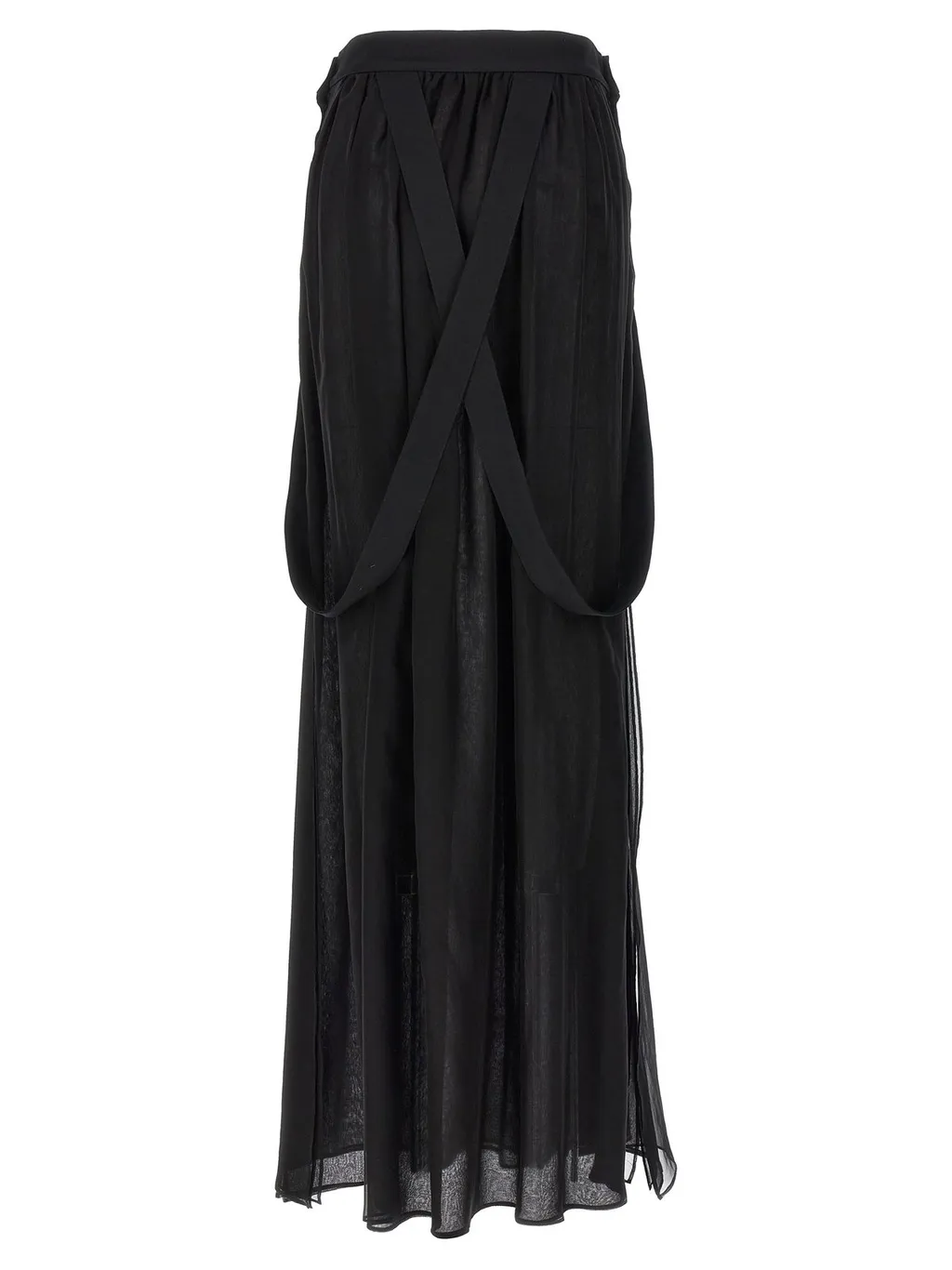 Max Mara High Waist Buckle Detailed Skirt