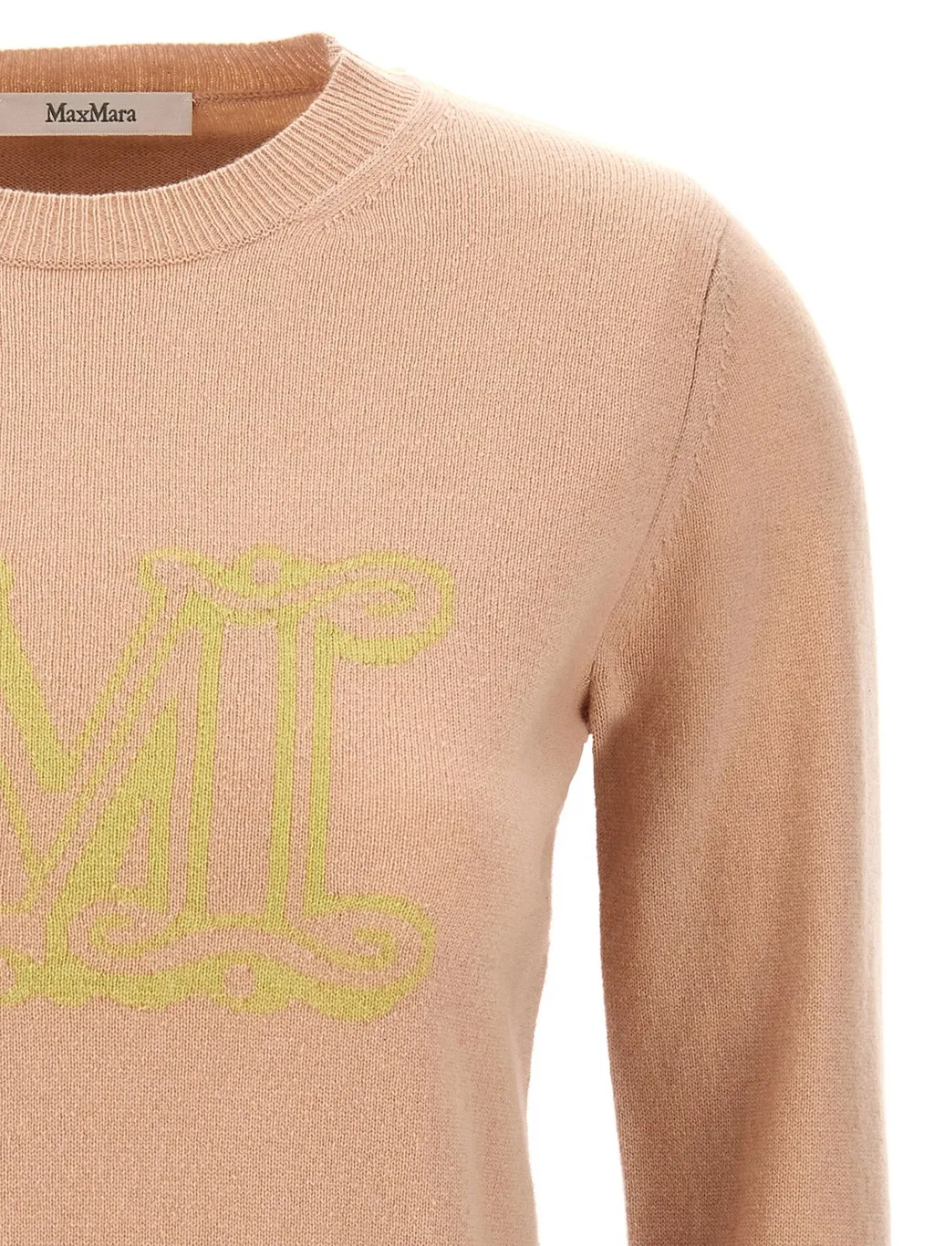 Max Mara Pamir Logo Intarsia Knit Sweater