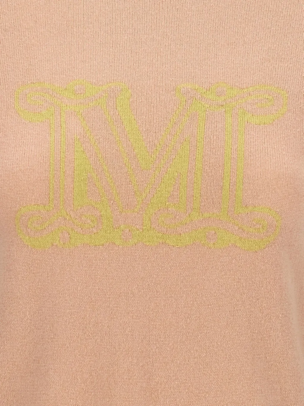 Max Mara Pamir Logo Intarsia Knit Sweater