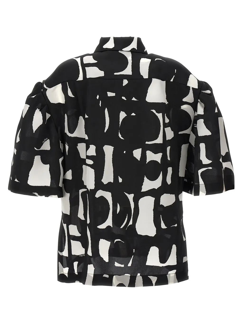 Max Mara Carella Collared Short-Sleeve Shirt