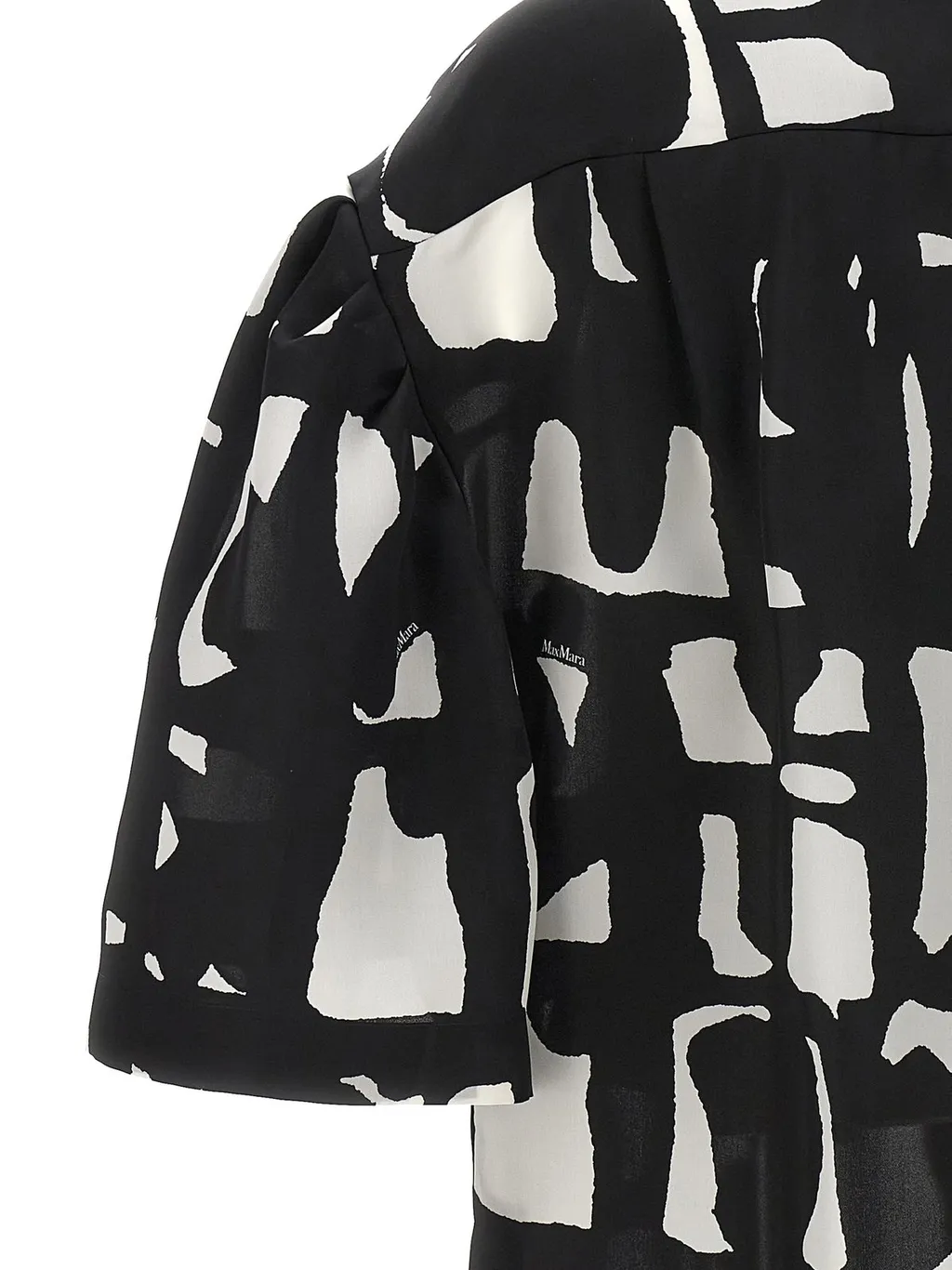 Max Mara Carella Collared Short-Sleeve Shirt