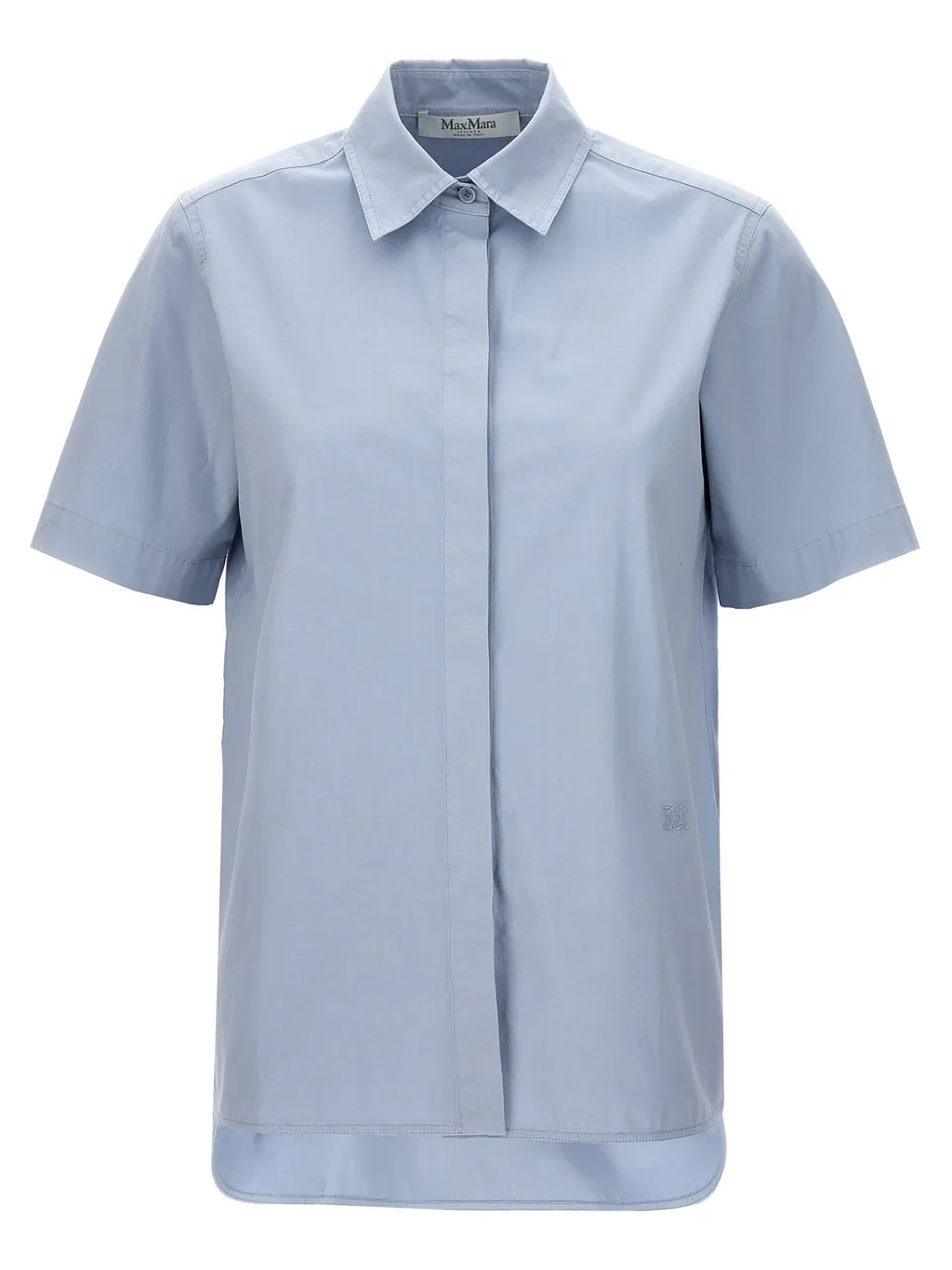 Max Mara Adunco Collared Short-Sleeve Shirt