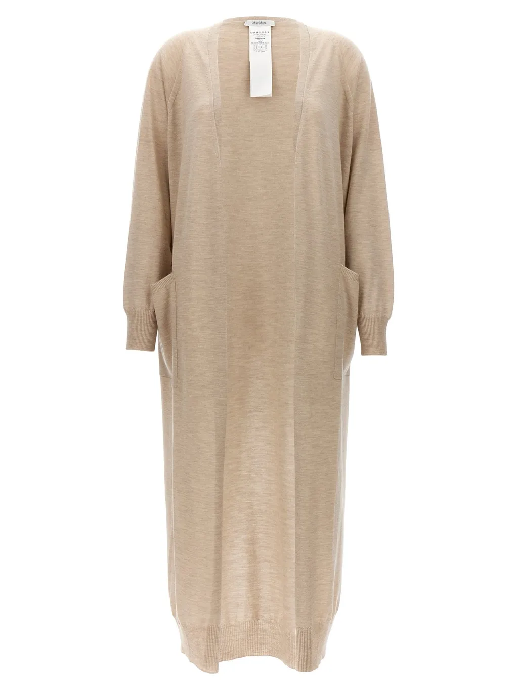 Max Mara Open Front Long Cardigan