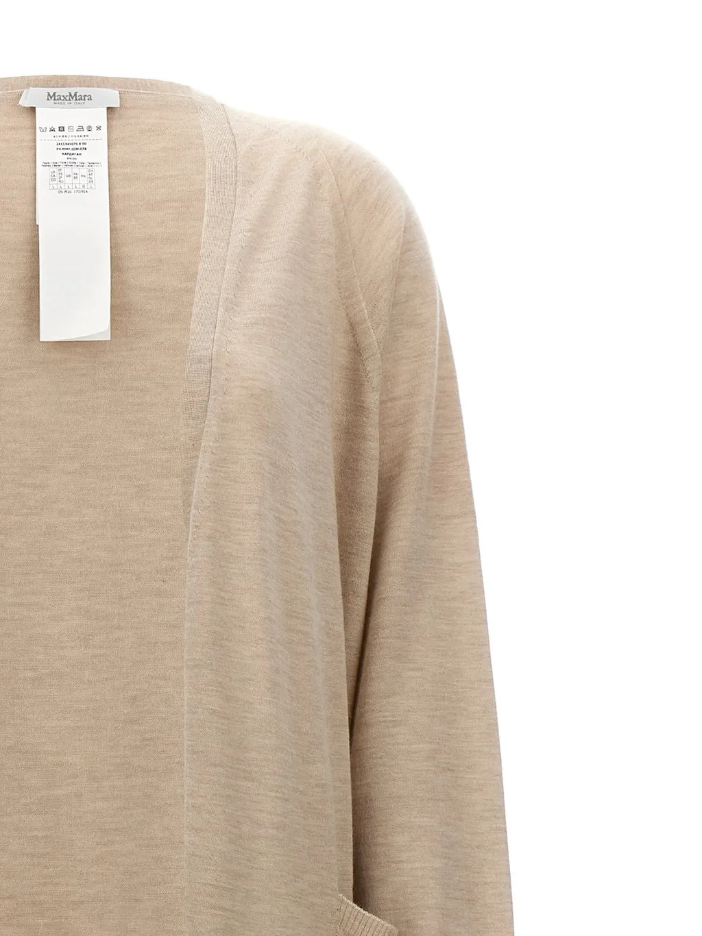 Max Mara Open Front Long Cardigan