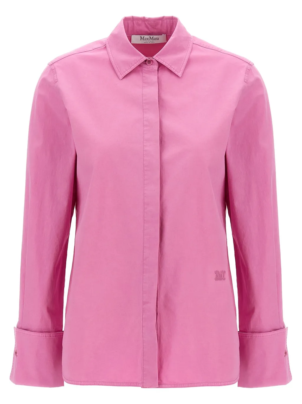 Max Mara Francia Collared Long-Sleeve Shirt