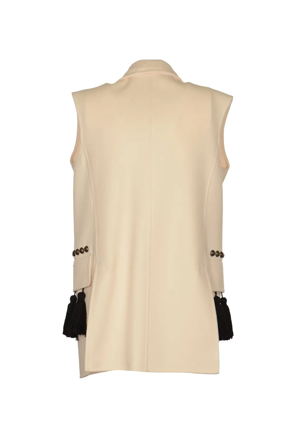 Max Mara V-Neck Sleeveless Coat