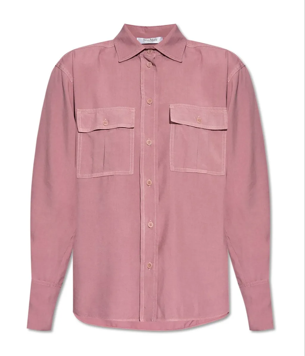 Max Mara Buttoned Long-Sleeved Shirt