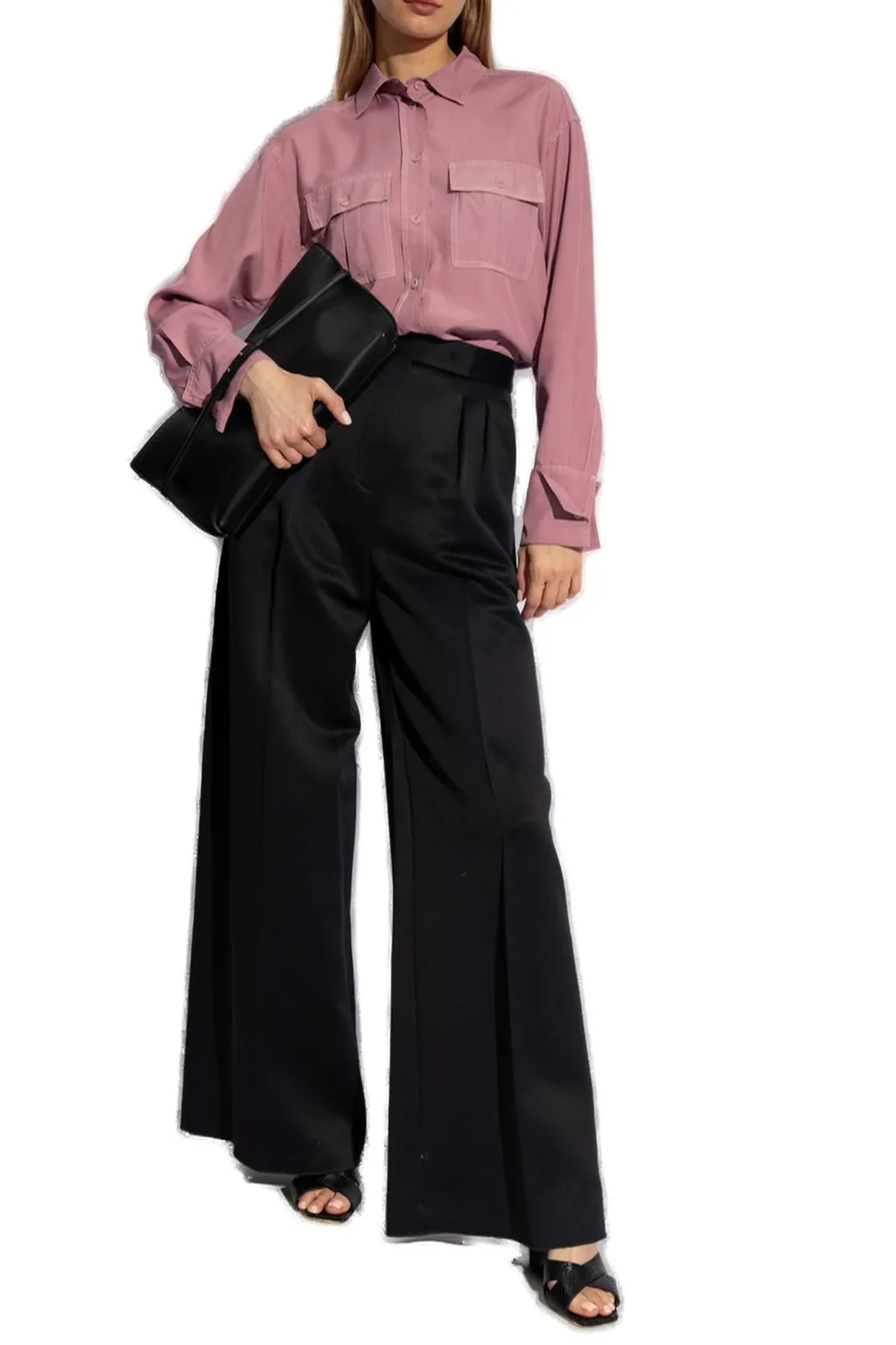 Max Mara Buttoned Long-Sleeved Shirt