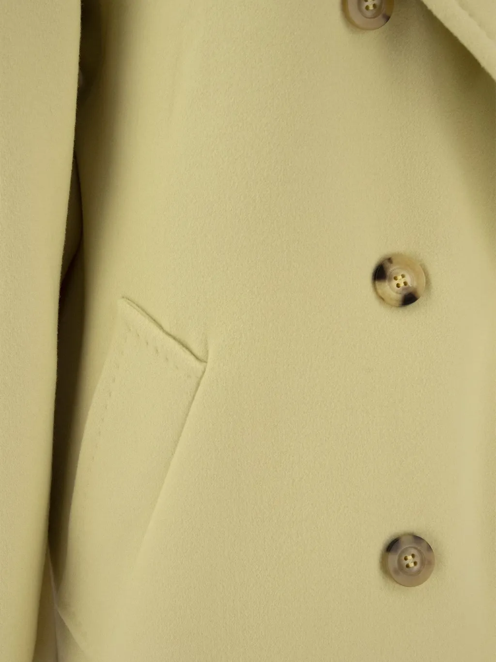 Max Mara Double-Breasted Long-Sleeved Coat