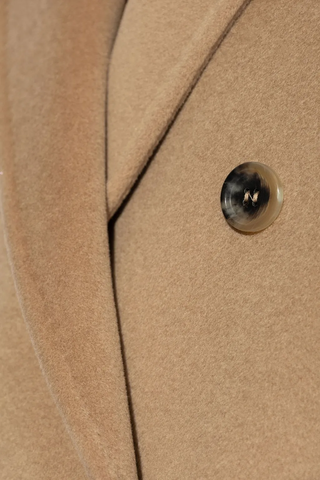 Max Mara Double-Breasted Long-Sleeved Coat