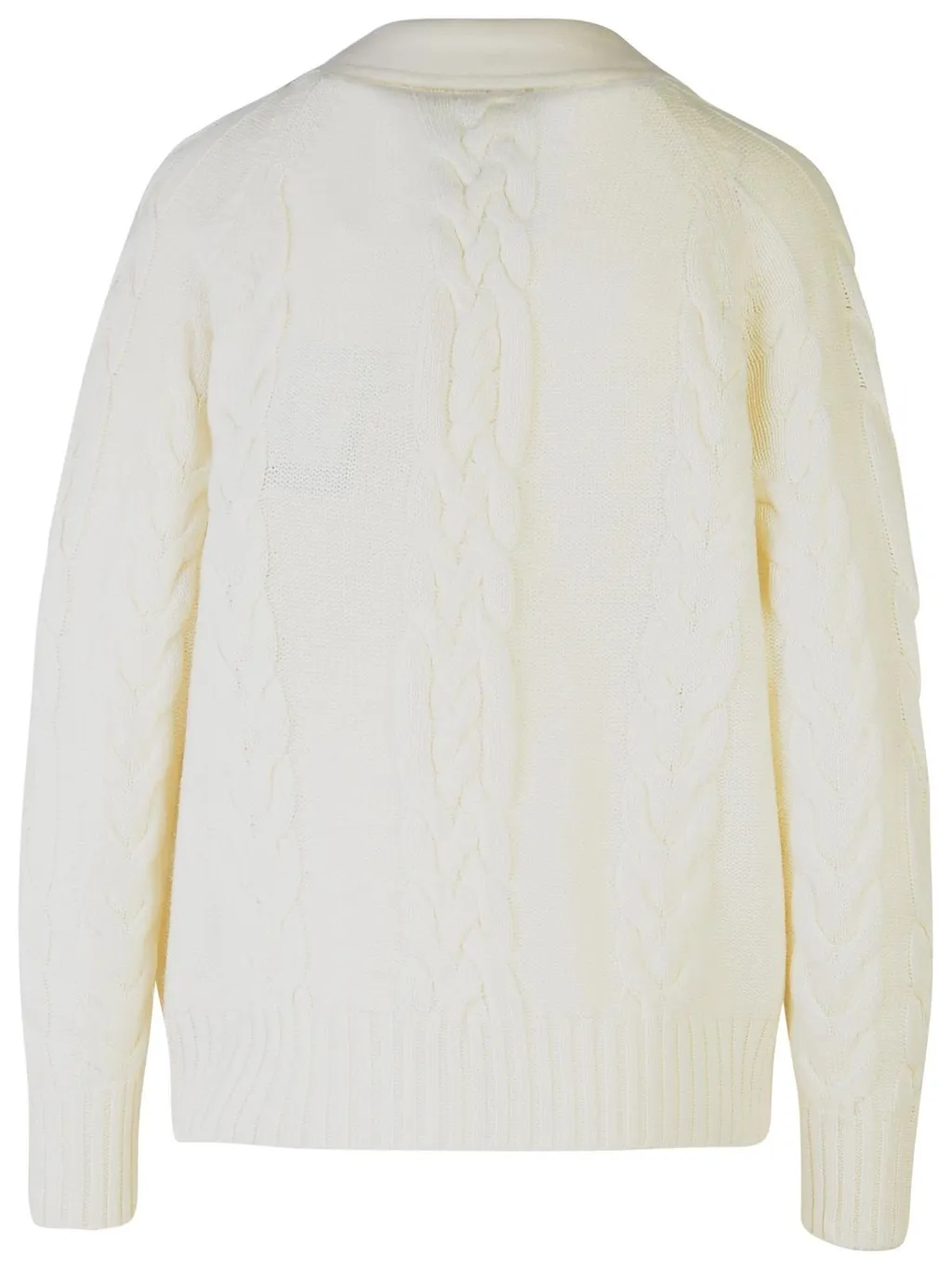 Max Mara Micio Double-Breasted Cable-Knit Cardigan
