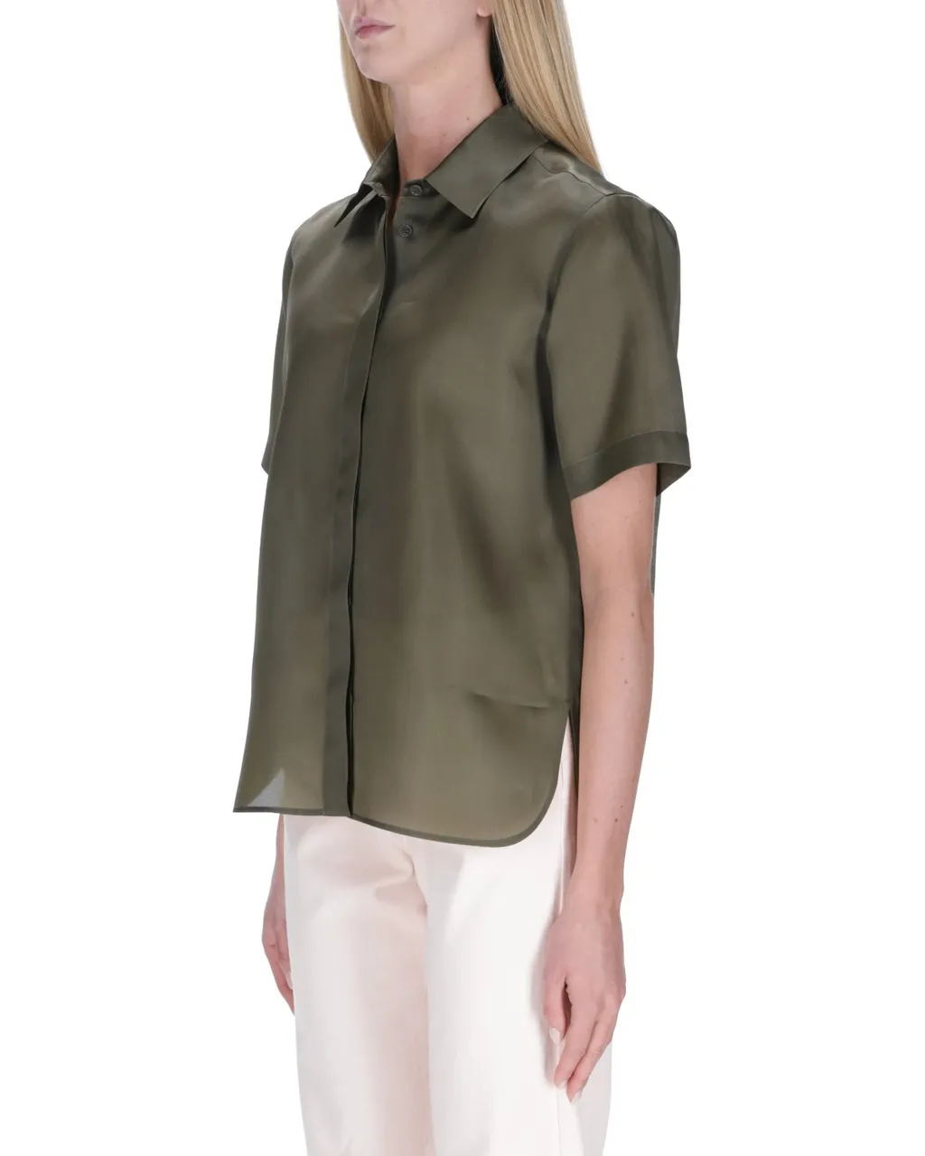 Max Mara Buttoned Short-Sleeved Shirt