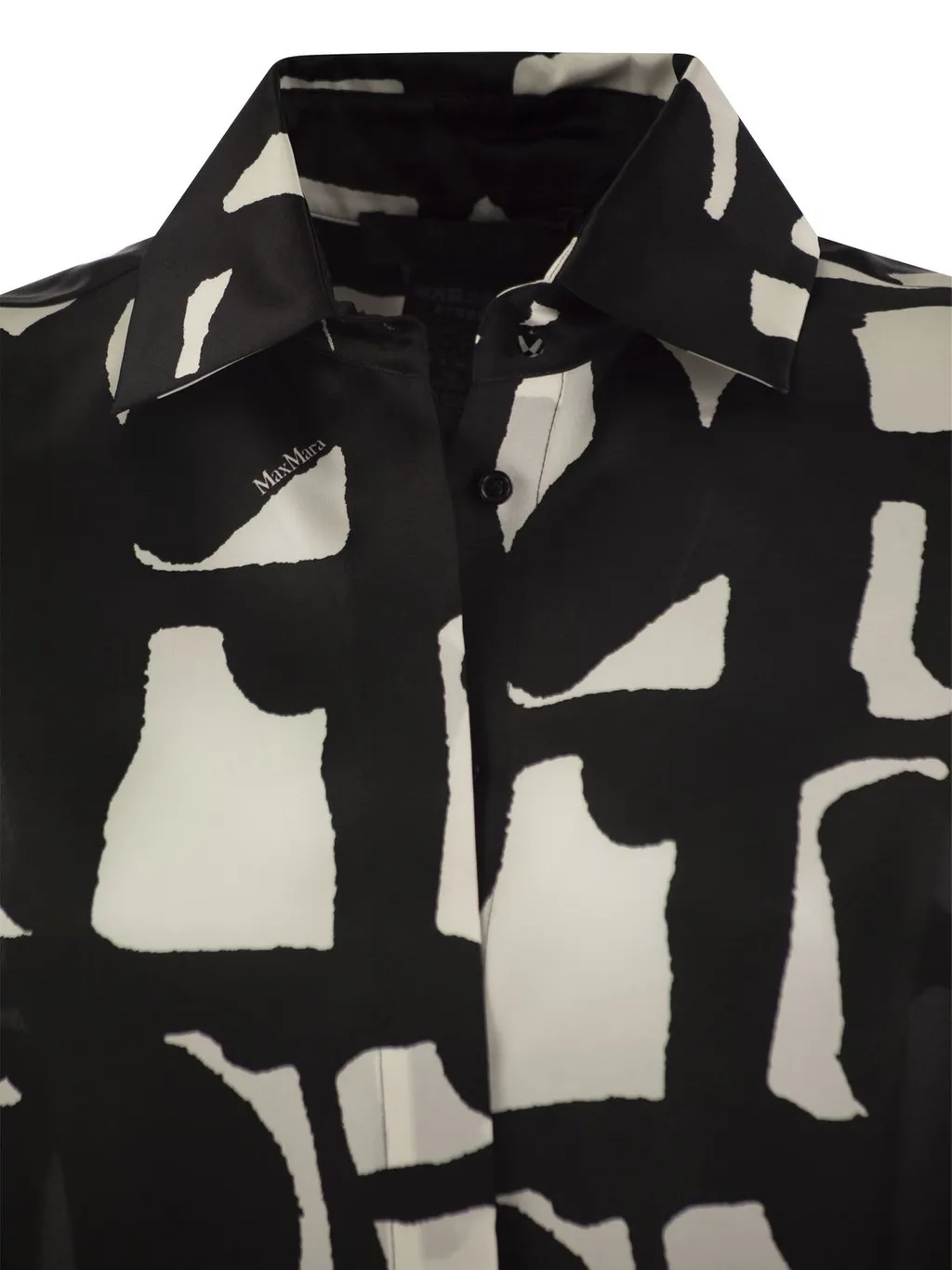 Max Mara All-Over Patterned Short-Sleeved Top